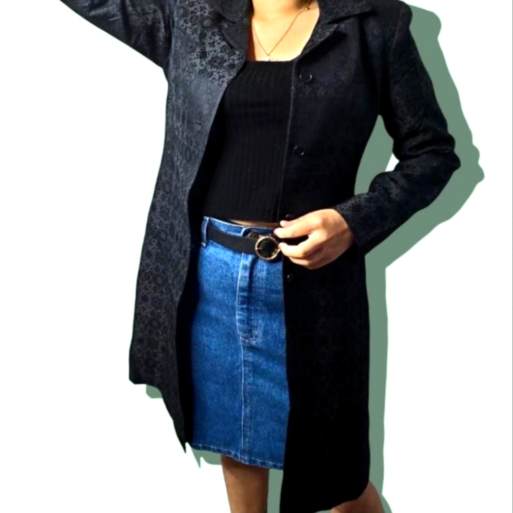 Ann taylor long blazer petite